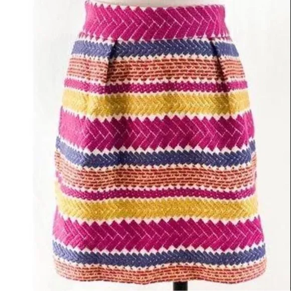 Women’s Anthropologie Striped Morgan Carper Nomad Mini Skirt - Picture 3 of 10